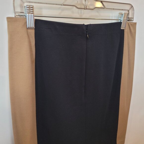 Ann Taylor Black & Tan Colorblock Pencil Skirt - Office - Work - Office Siren - Picture 5 of 9